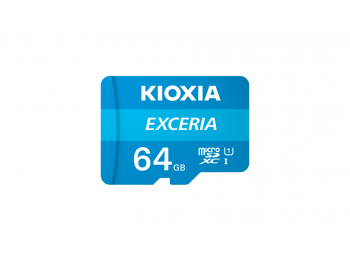 THẺ NHỚ MICROSD KIOXIA-64GB-EXCERIA CL10 U1 TỐC ĐỘ 100M/s-LMEX1L064GG4