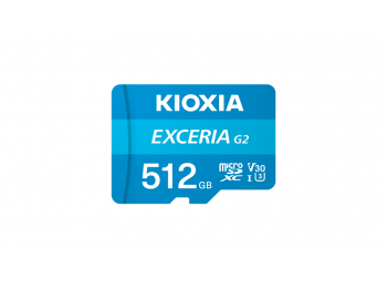 THẺ NHỚ MICROSD KIOXIA 512GB - EXCERIA G2 CL10 UHS-I U3 GHI HÌNH 4K TỐC ĐỘ 100M/S - LMEX2L512GG4