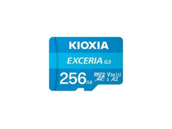 THẺ NHỚ MICROSD KIOXIA EXCERIA G3 256GB - CL10 UHS-I U3 GHI HÌNH 4K - ĐỌC/GHI : 160/50 MB/s
