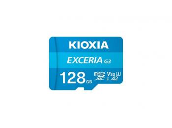 THẺ NHỚ MICROSD KIOXIA EXCERIA G3 128GB - CL10 UHS-I U3 GHI HÌNH 4K - ĐỌC/GHI : 160/50 MB/s
